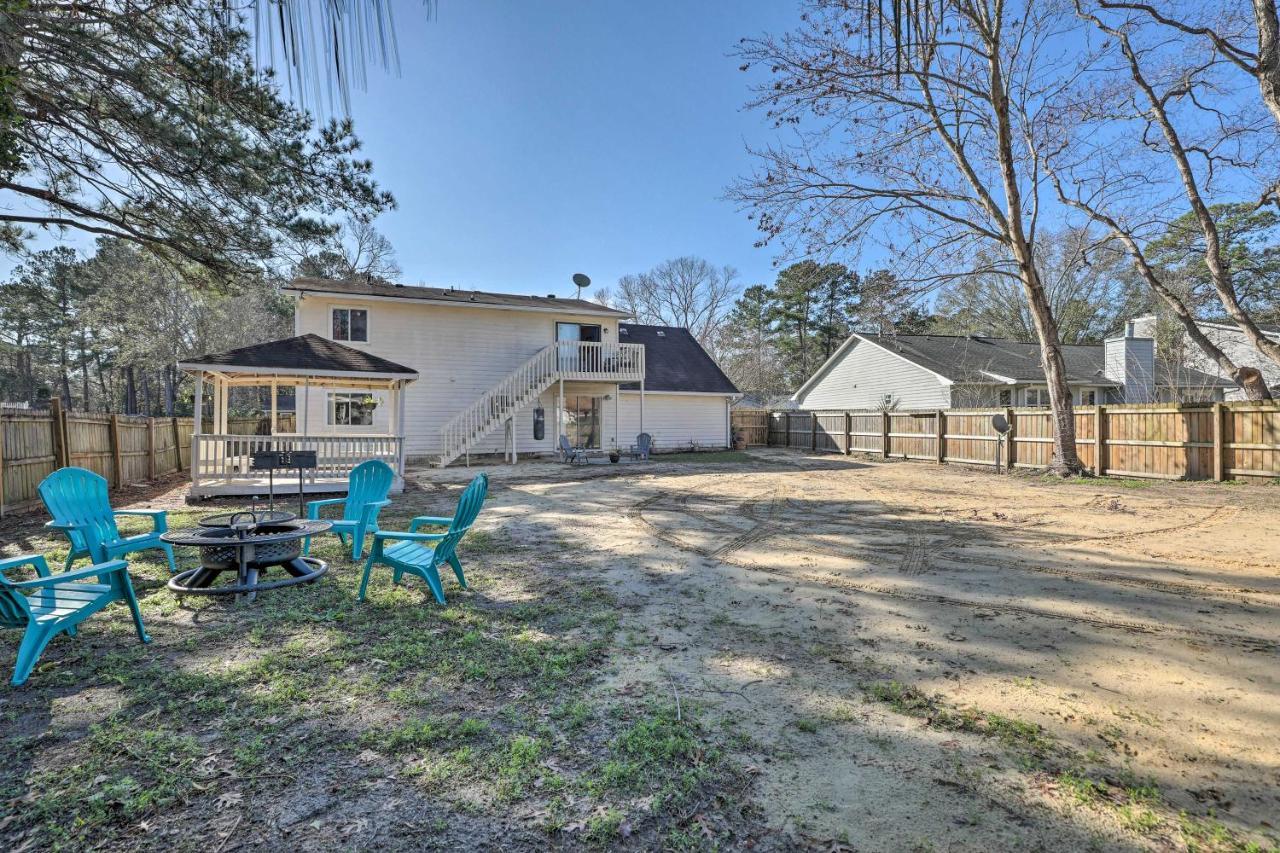 North Charleston Home With Fire Pit And Gazebo! Exterior photo